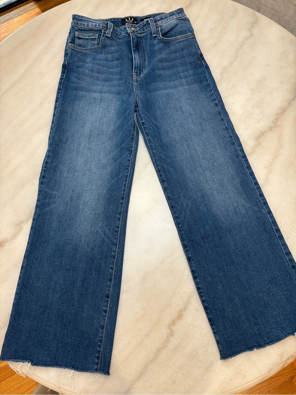 LTJ (letter to Juliet) wide leg Jean in pristine condition.  Style Genoa